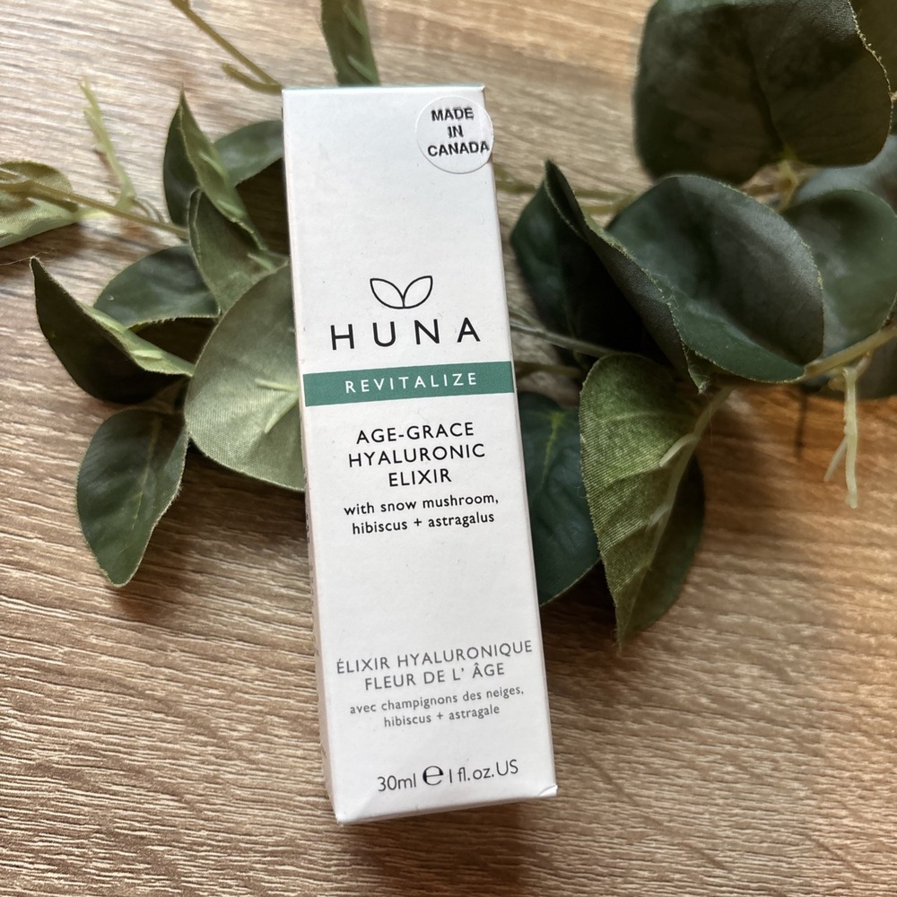 Huna Revitalize Age-grace Hyaluronic Elixir 1oz / 30ml